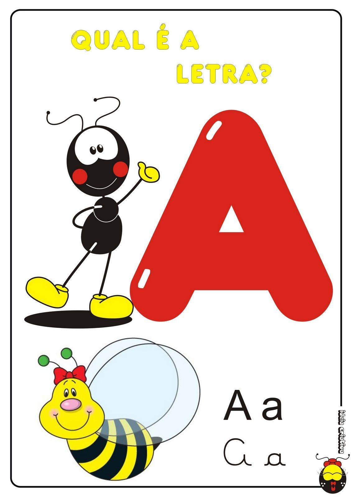 Alfabeto Ilustrado Para Imprimir Edukita