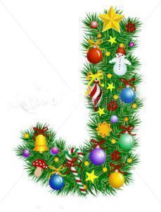 stock-vector-letter-j-christmas-tree-decoration-alphabet-7021204
