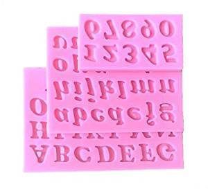moldes de letras silicone